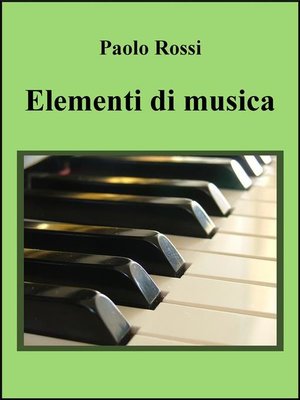 cover image of Elementi di musica